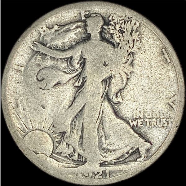 1921-S Silver Half Dollar  NICELY CIRCULATED