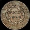 Image 2 : 1829 Copper Half Cent ABOUT  NEARLY UNCIRCULATED