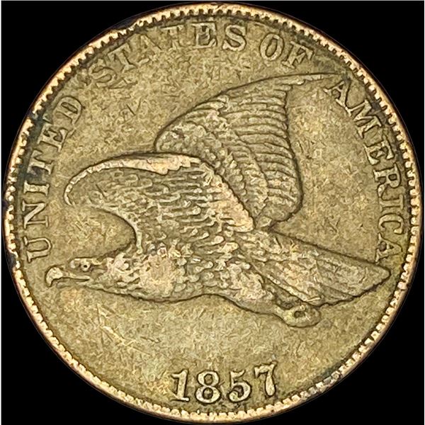 1857 Flying Eagle Cent  ABOUT UNCIRCULATED