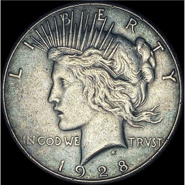 1928-S Silver Peace Dollar   NEARLY UNCIRCULATED