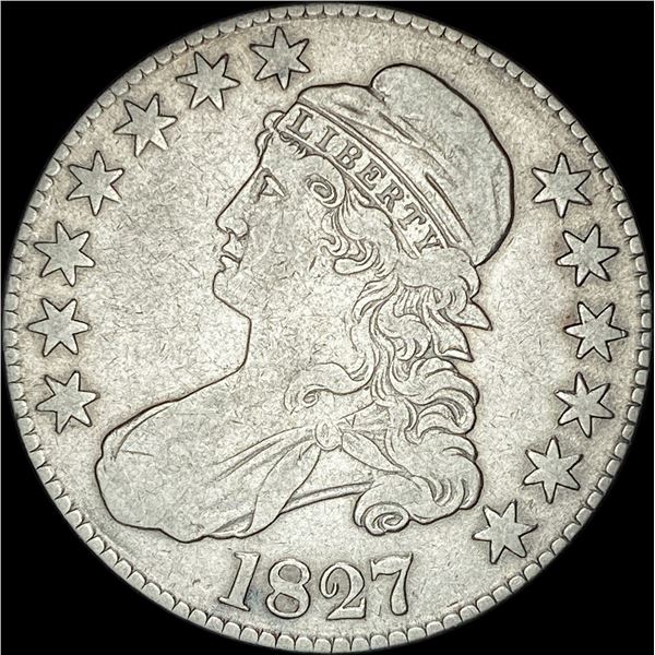 1827 Capped Bust Half Dollar  NICELY CIRCULATED