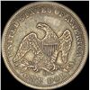 Image 2 : 1859-O Silver Seated Liberty Dollar   NEARLY UNCIRCULATED