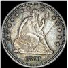 Image 1 : 1891 Silver Quarter Dollar (Seated Liberty)  HIGH GRADE