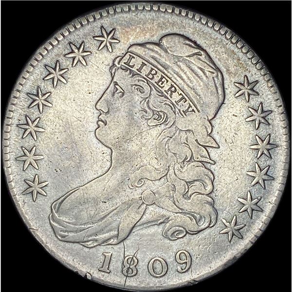 1809 Capped Bust Half Dollar   UNCIRCULATED