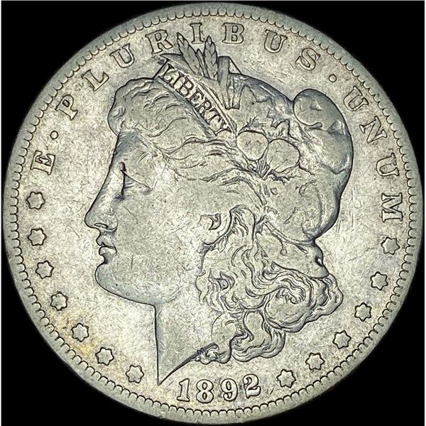 1892-S Silver Morgan Dollar   LIGHTLY CIRCULATED