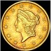 Image 1 : 1851 Gold $1 Type 1  CLOSELY UNCIRCULATED
