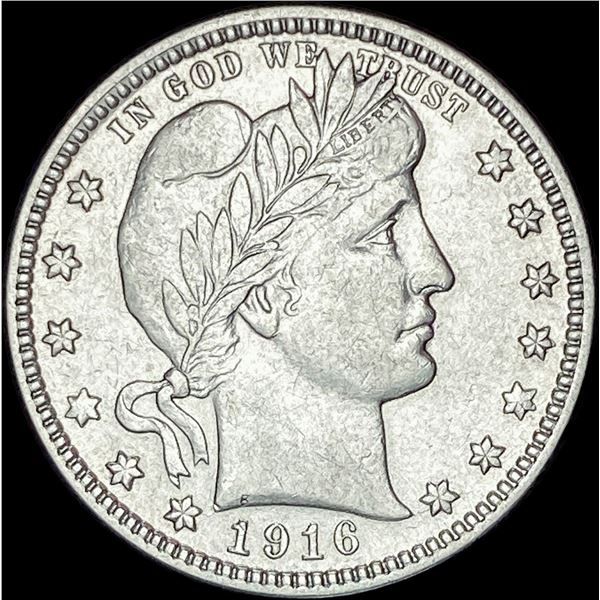 1916-D Silver Barber Quarter  CLOSELY UNCIRCULATED