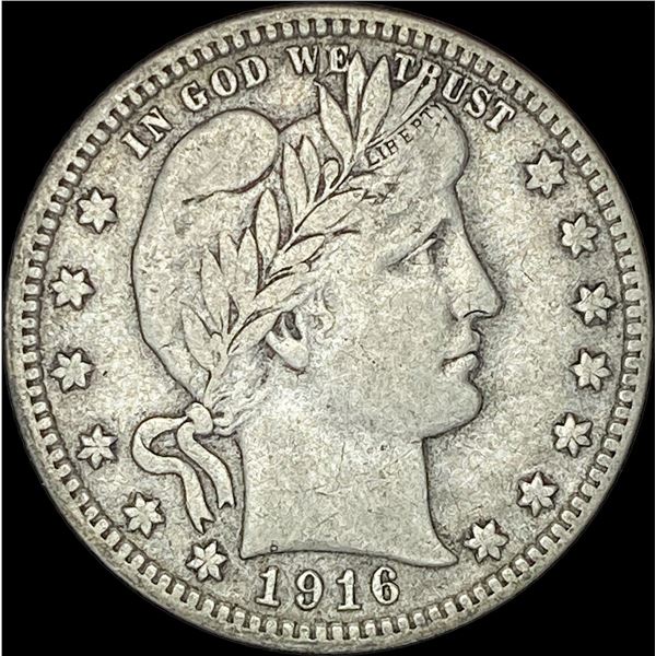 1916-D Silver Barber Quarter  HIGH GRADE