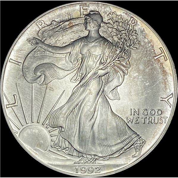 1992 Silver American Eagle $1   SUPERB GEM BU