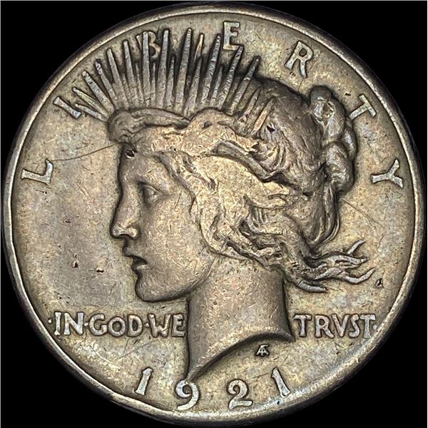 1921 Silver Peace Dollar   NICELY CIRCULATED