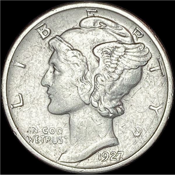 1927-D Silver Mercury Dime  CLOSELY UNCIRCULATED