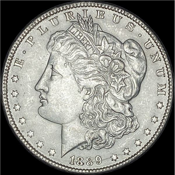 1889 Silver Morgan Dollar   CHOICE AU