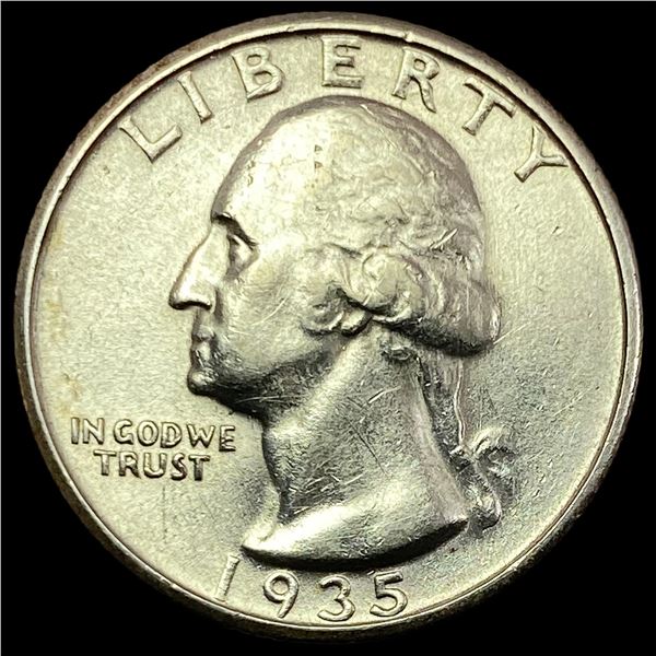 1935-S Silver Washington Quarter  UNCIRCULATED