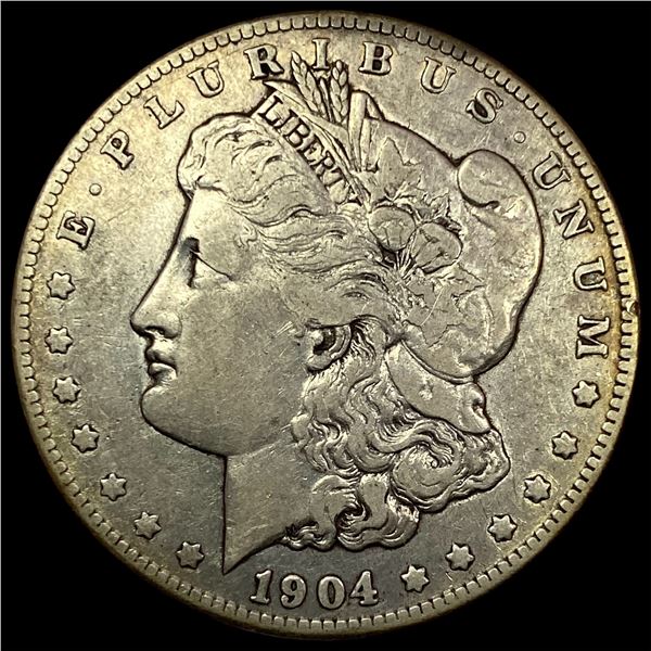 1904-S Silver Morgan Dollar   LIGHTLY CIRCULATED