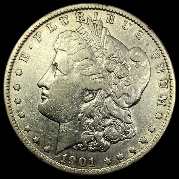 1901 Silver Morgan Dollar   NEARLY UNCIRCULATED