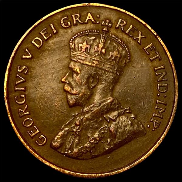 1925 Canada Bronze 1 Cent  NEARLY UNCIRCULATED