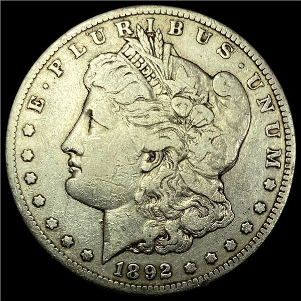 1892-S Silver Morgan Dollar  LIGHTLY CIRCULATED