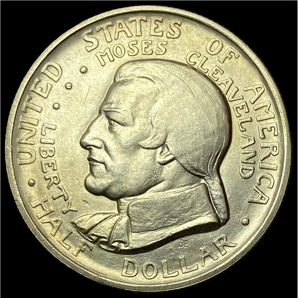 1936 Silver Half Dollar Cleveland Centennial   CHOICE BU