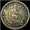 Image 1 : 1854 Arrows Seated Liberty Silver Quarter  NEARLY UNCIRCULATED