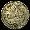 Image 1 : 1876 Nickel Three-Cent Piece  LIGHTLY CIRCULATED