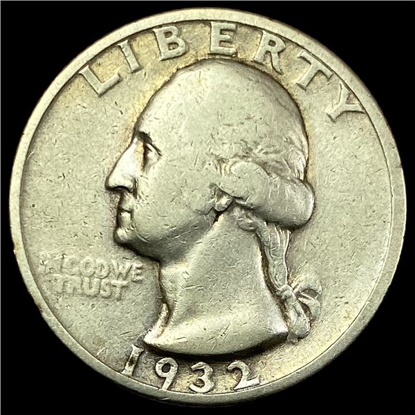 1932-S Silver Washington Quarter  LIGHTLY CIRCULATED