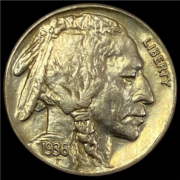 1936-S Nickel Five Cents Buffalo  UNCIRCULATED