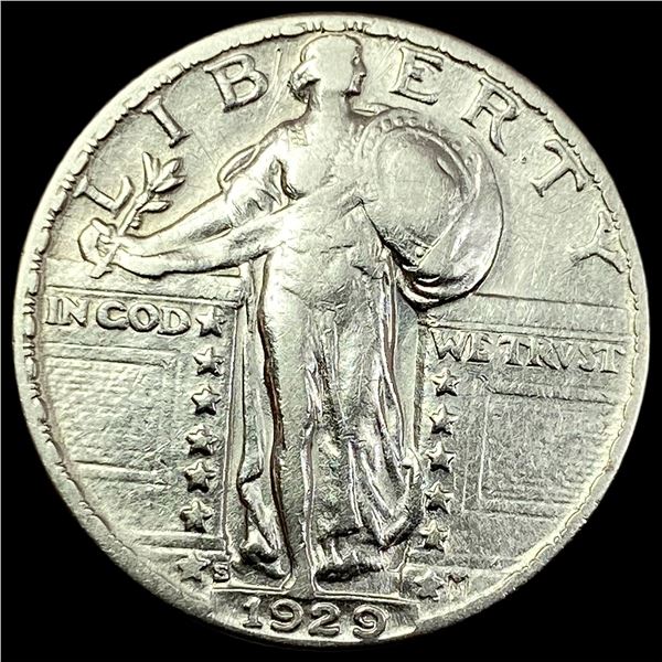 1929-S Silver Standing Liberty Quarter  CLOSELY UNCIRCULATED