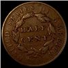 Image 2 : 1828 Copper Half Cent  NEARLY UNCIRCULATED