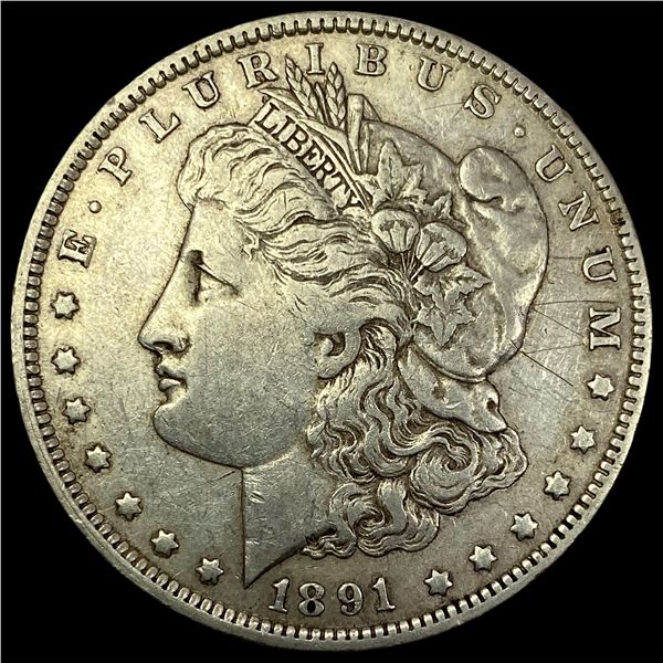 1891-O Silver Morgan Dollar  LIGHTLY CIRCULATED