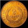 Image 2 : 1867 Copper Two-Cent Piece   UNCIRCULATED
