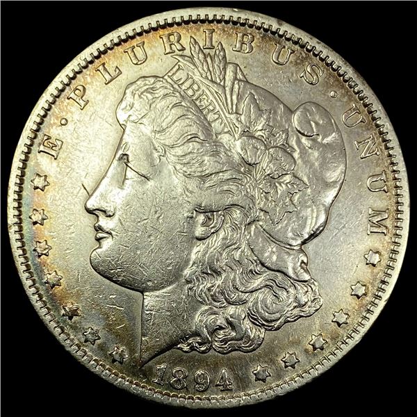 1894-O Silver Morgan Dollar  NEARLY UNCIRCULATED