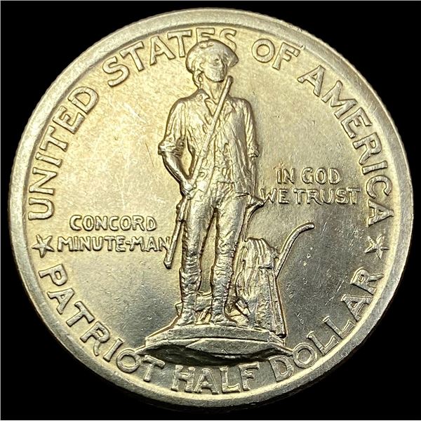 1925 Silver Lexington-Concord Half Dollar  UNCIRCULATED