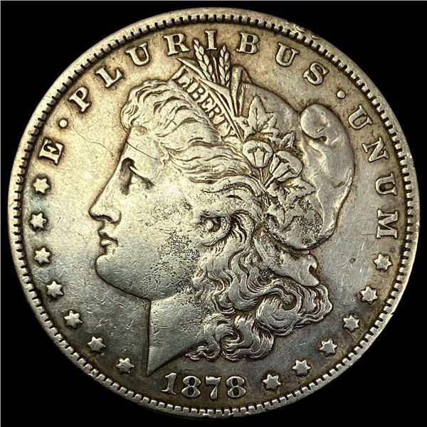 1878 Silver Morgan Dollar  NEARLY UNCIRCULATED