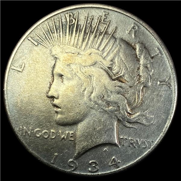 1934 Peace Silver Dollar  LIGHTLY CIRCULATED