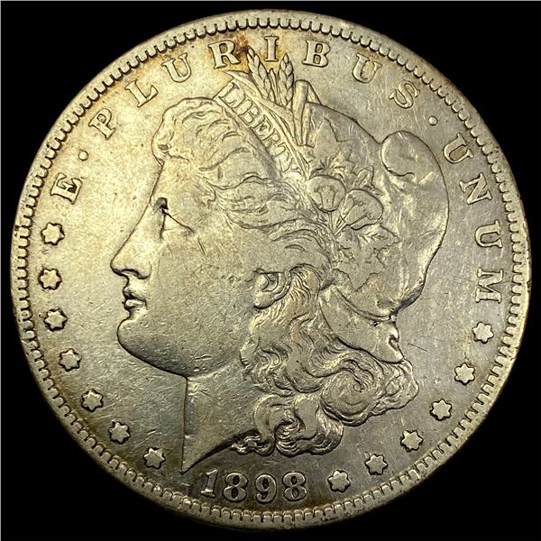 1898-S Silver Morgan Dollar  LIGHTLY CIRCULATED