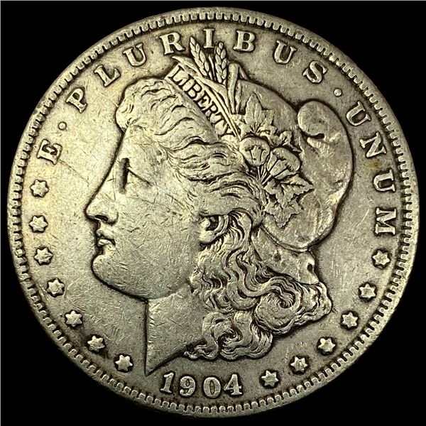 1904 Silver Morgan Dollar  LIGHTLY CIRCULATED