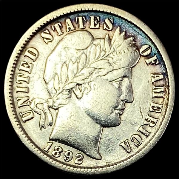 1892-O Silver Barber Dime  LIGHTLY CIRCULATED