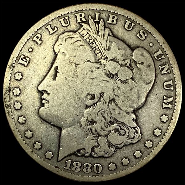 1880-CC Silver Morgan Dollar  LIGHTLY CIRCULATED