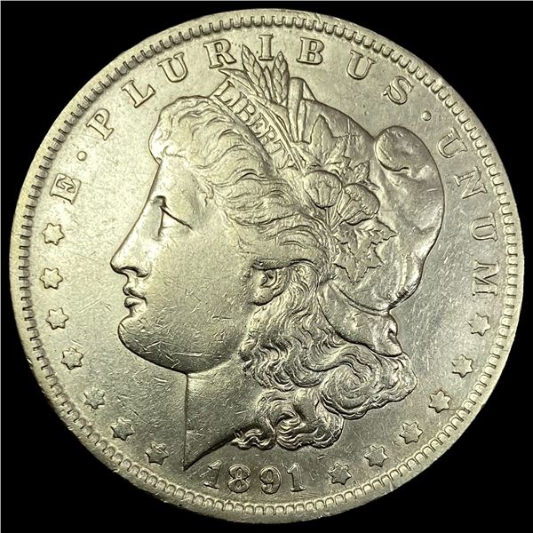 1891-O Morgan Silver Dollar CLOSE UNC