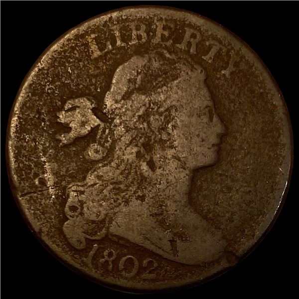 1802 Draped Bust Large Cent  NICELY CIRCULATED
