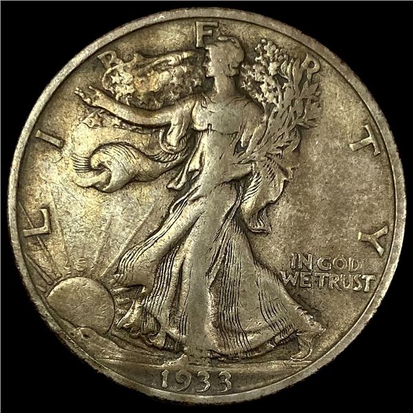 1933-S Walking Liberty Half Dollar NEAR UNC