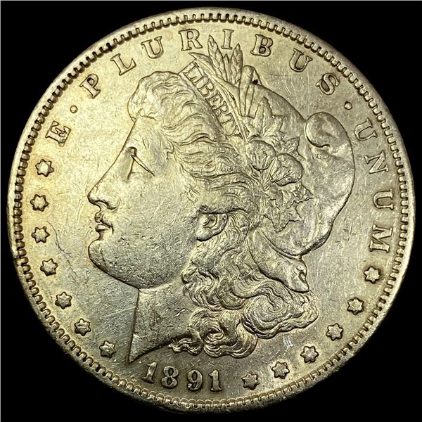 1891-S Silver Morgan Dollar  CLOSELY UNCIRCULATED