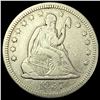 1857-O Silver Seated Liberty Quarter   LIGHTLY CIRCULATED