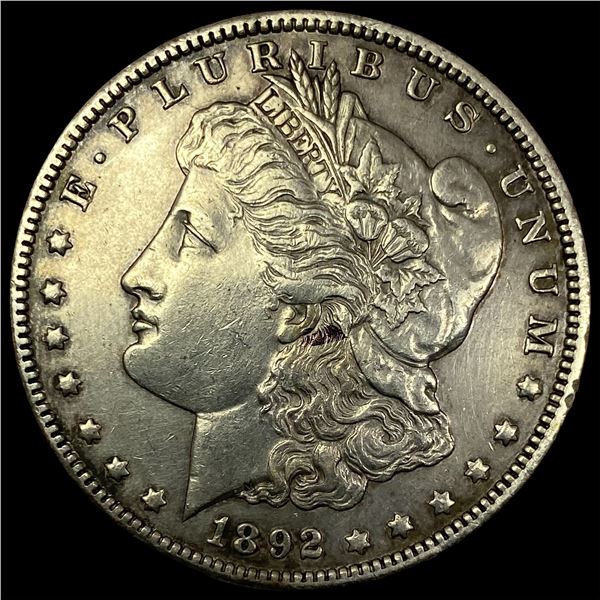 1892-S Silver Morgan Dollar  LIGHTLY CIRCULATED