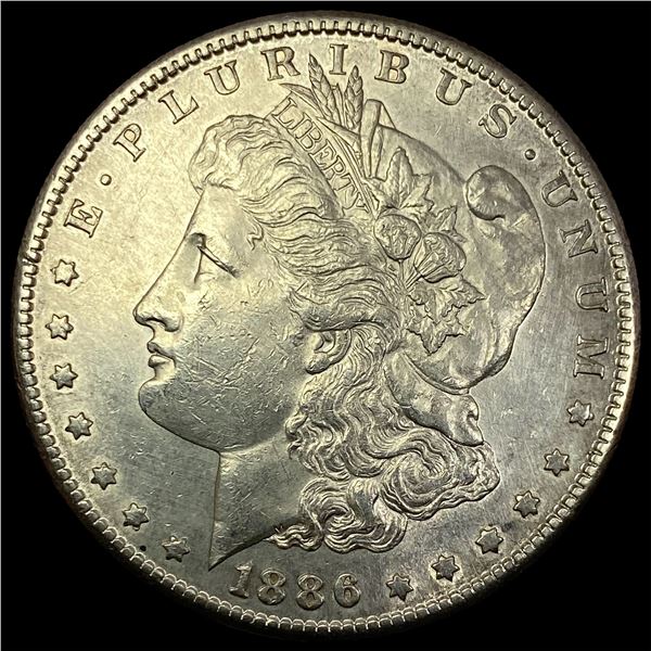 1886-S Silver Morgan Dollar   LIGHTLY CIRCULATED