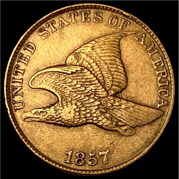 1857 Copper-Nickel Flying Eagle Cent  LIGHTLY CIRCULATED
