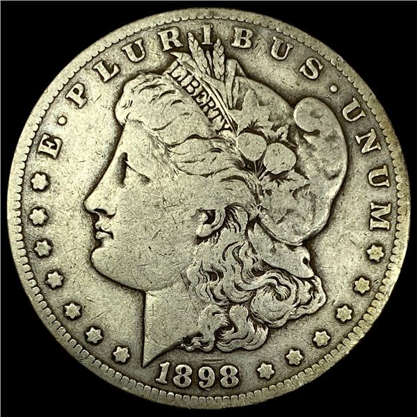 1898-S Silver Morgan Dollar   NEARLY UNCIRCULATED