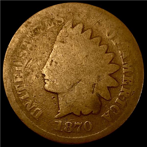 1870 Indian Head Cent  CLOSELY UNCIRCULATED