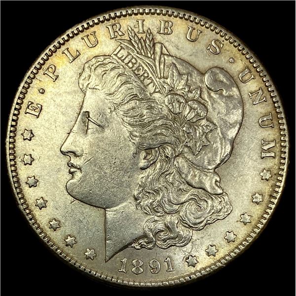1891-S Silver Morgan Dollar   CLOSELY UNCIRCULATED