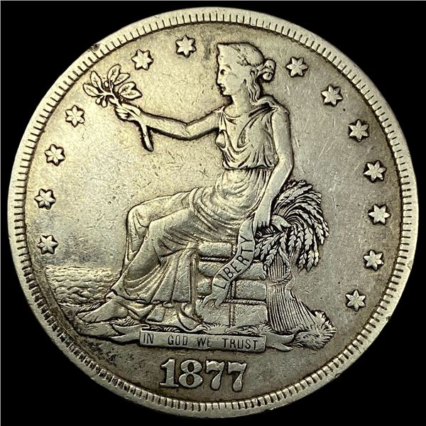 1877 Silver Trade Dollar  UNCIRCULATED